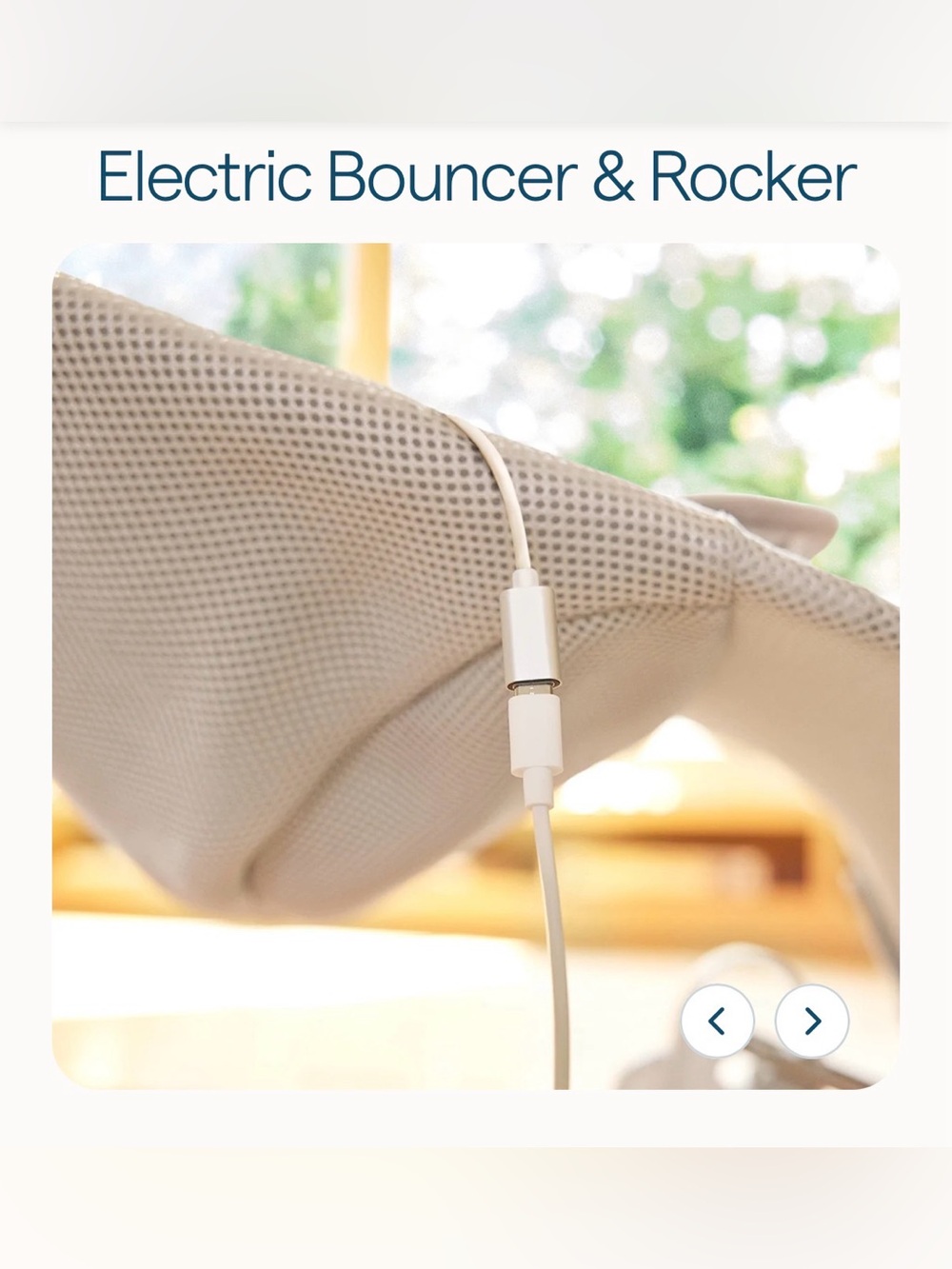 NWT - Munchkin - Bouncer & Rocker - gray - Picture 7 of 9